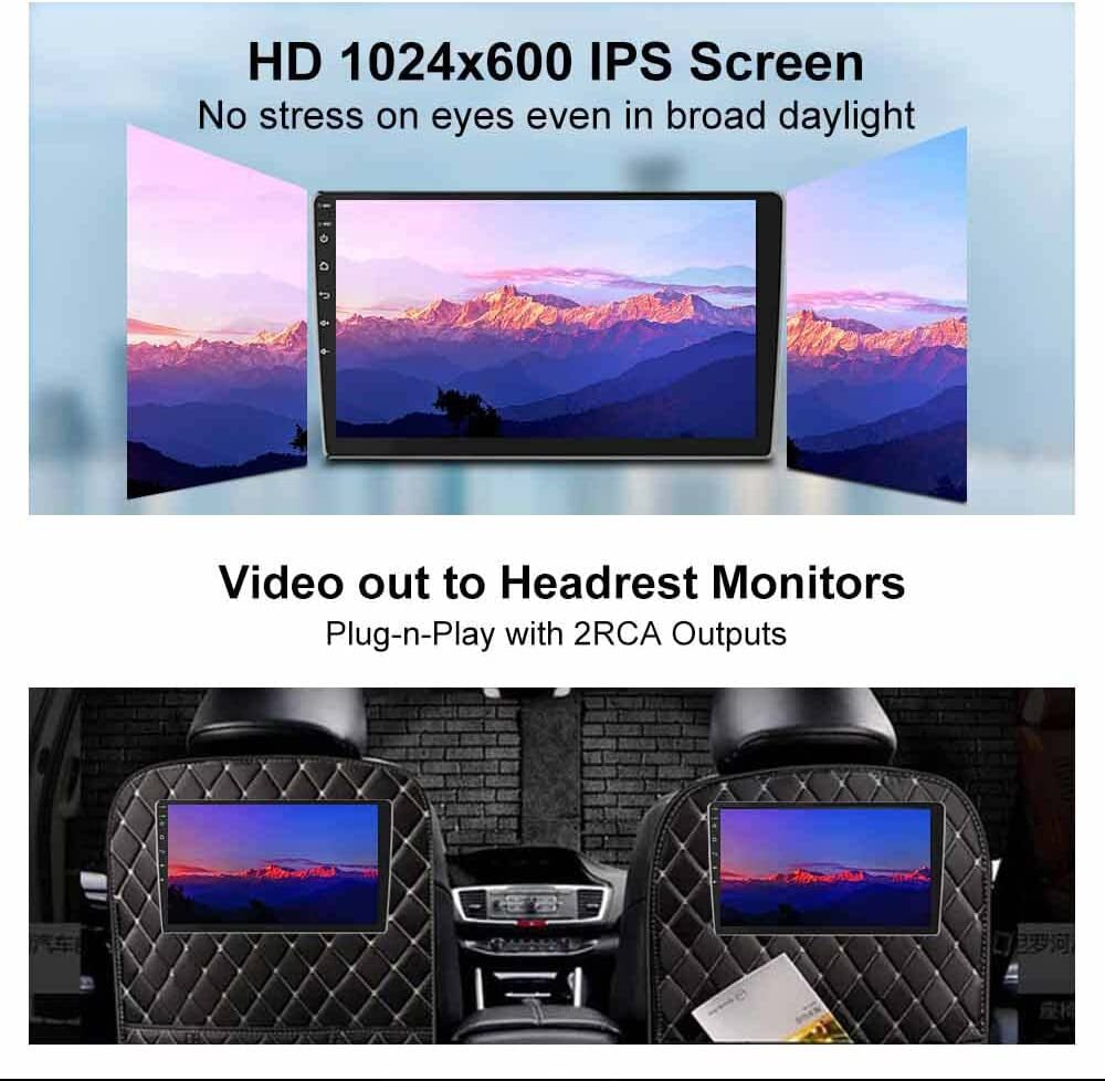 EVONAVI 10″ Car Radio Head Unit ~ GPS Carplay Android ~ Jeep Dodge Ram *3798A7E