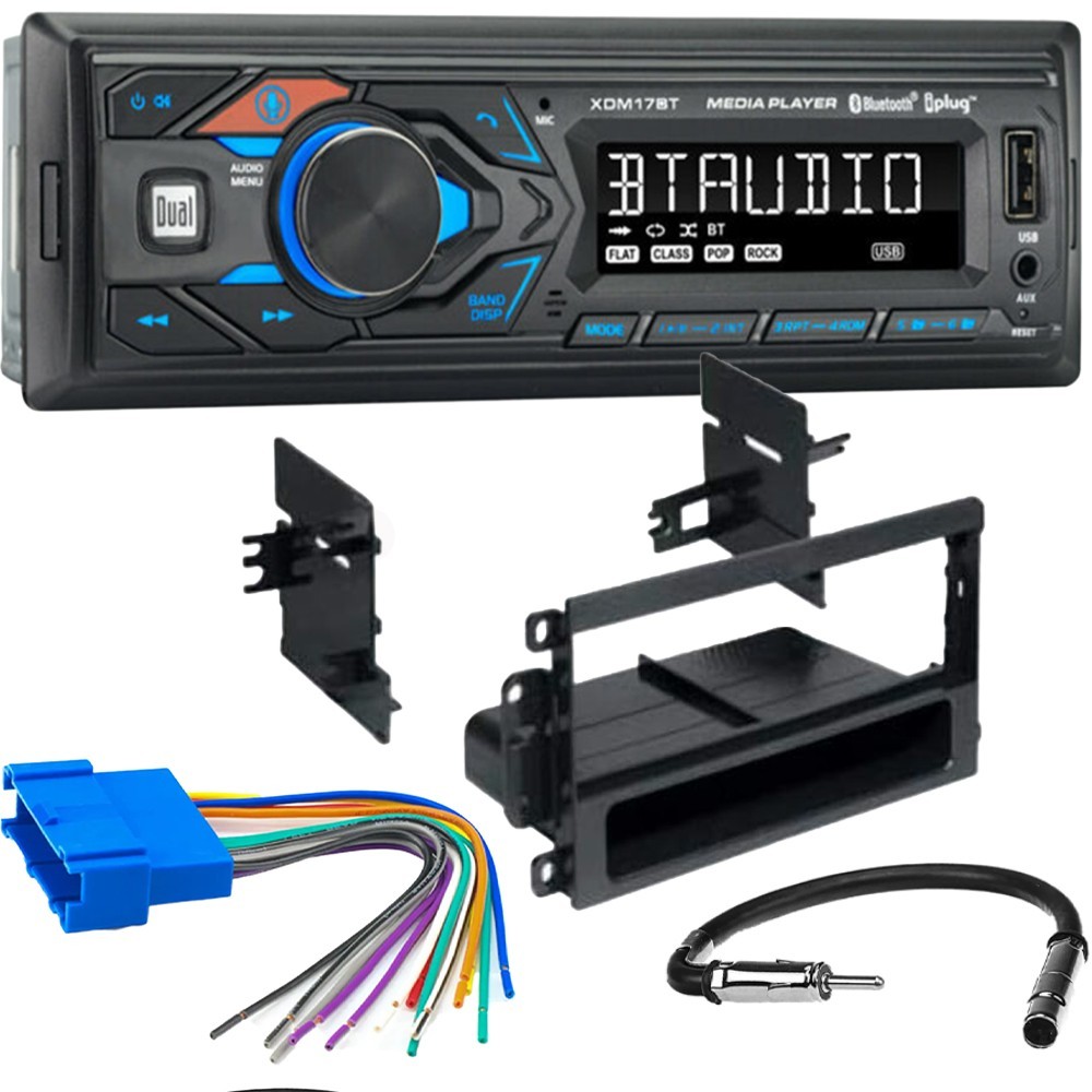 Dual XDM17BT AM/FM Radio Bluetooth USB Car Stereo for 1997-2003 Buick Century