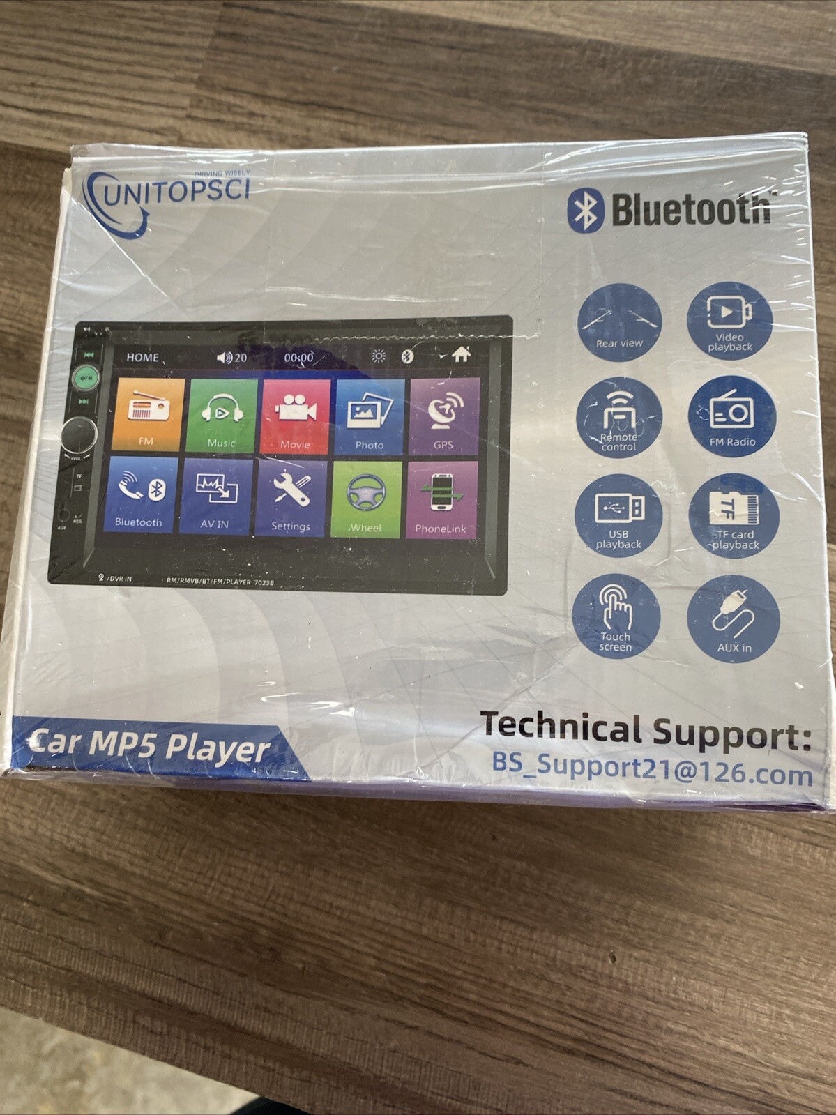 UNITOPSCI Double Din 7” Car Stereo Touch Screen Car Radio /2