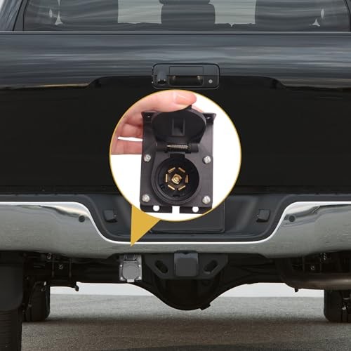 7 Pin Trailer Plug 7 Way Truck Electrical Wiring Harness Connector