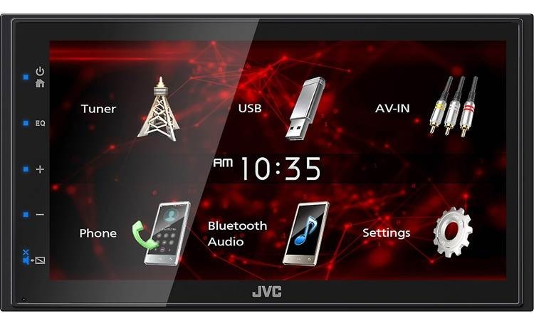 NEW JVC KW-M180BT, 2-DIN Digital Media Receiver, w/ Bluetooth