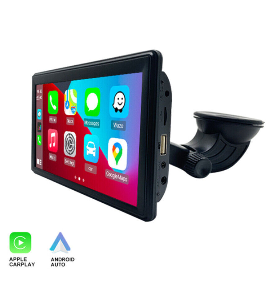 Portable 7″ HD Car Radio Wireless Apple Carplay/android Auto FM Touch Screen MP5