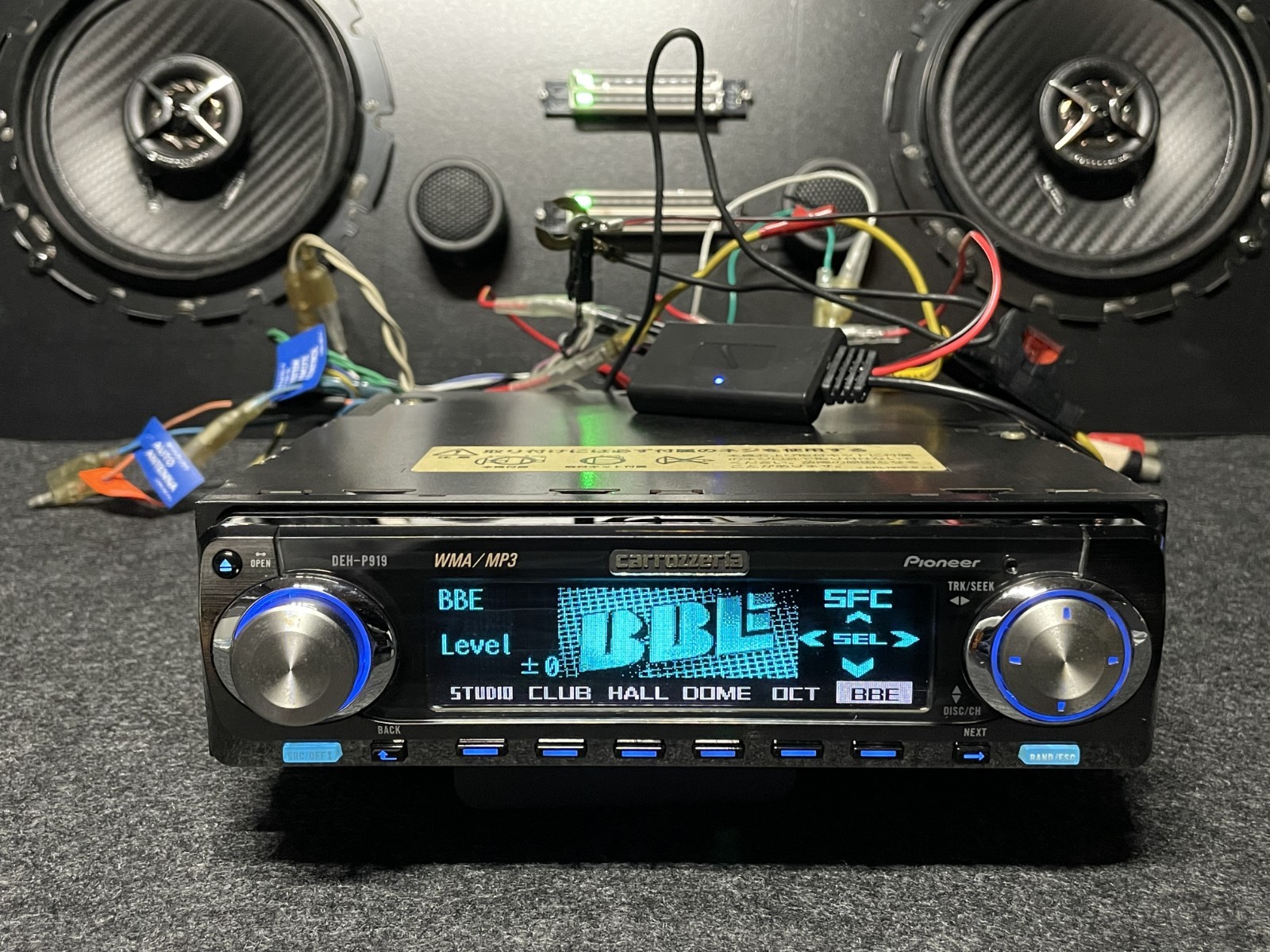 Pioneer Carrozzeria DEH-P919 CD Player SFC Concert Hall Added Bluetooth Remote