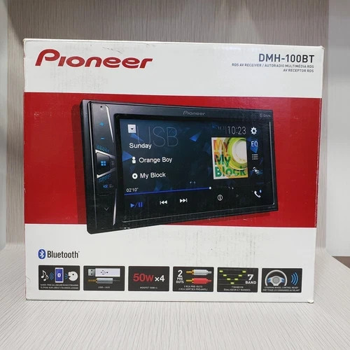 Pioneer DMH-100BT Bluetooth Media Player Android iPhone USB, BRAND NEW
