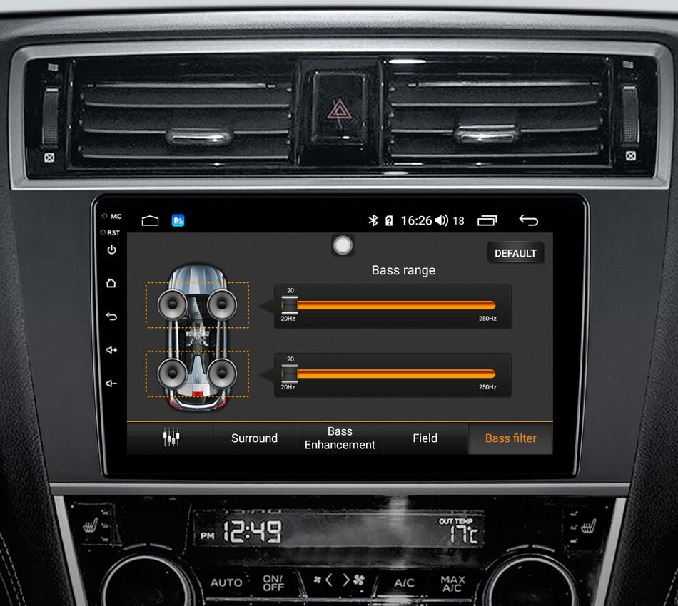 For Subaru Outback Legacy 14-18 Apple CarPlay Auto Car Radio Navi GPS Android 12