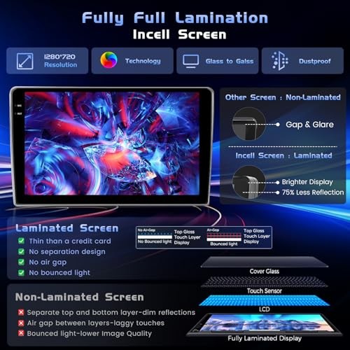 4G+128G Android 15 Car Stereo for Mazda 2 2007-2014 4+128G+incell screen