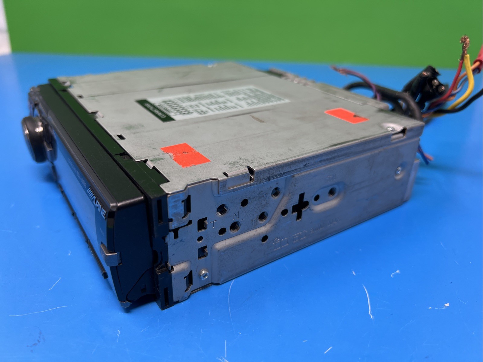 SUPER RARE ALPINE CDA-9886 CD PLAYER with BLUETOOTH adapter and USB