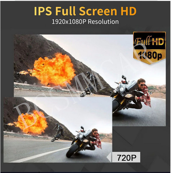 Dual HMDI Car Headrest Monitor Rear Seat Entertainment TV Video Music Player