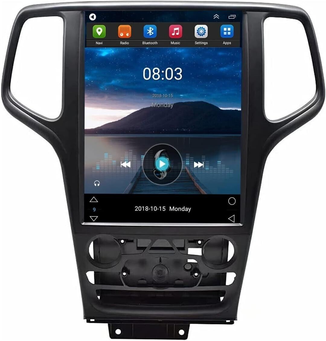 12.1″ HD Car Radio GPS Navigation Android WIFI For Jeep Grand Cherokee 2014-2020