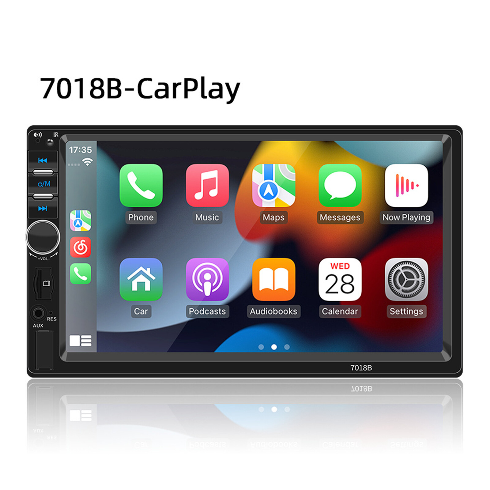 7″ Double Din Car Stereo Audio MP5 Player USB FM Multimedia Radio & Camera 7018B
