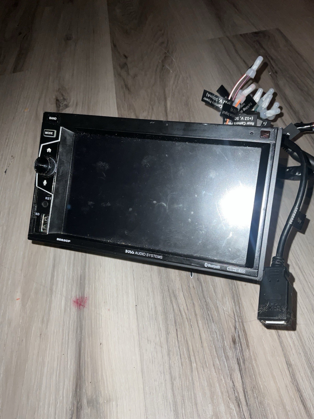 Boss Audio Systems BE62CP with Bluetooth and Apple Car Play Adapter and wiring