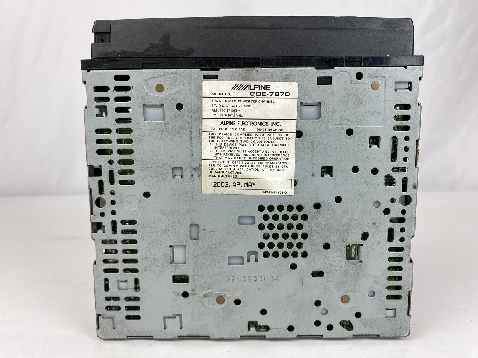 JVC KD-S640 CD player am/fm with detachable face plate