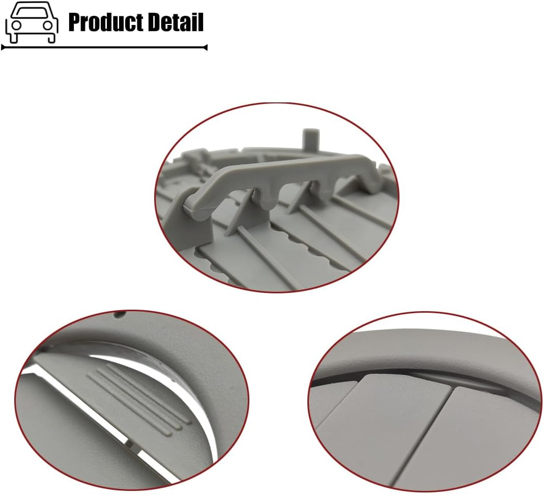 2PCS Roof Headliner AC Heater Air Vents Gray Compatible with Ford Transit 2015 t