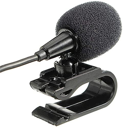 3.5mm Car Microphone, Mic for Car Vehicle Head Unit GPS DVD Enabled Stereo Audio