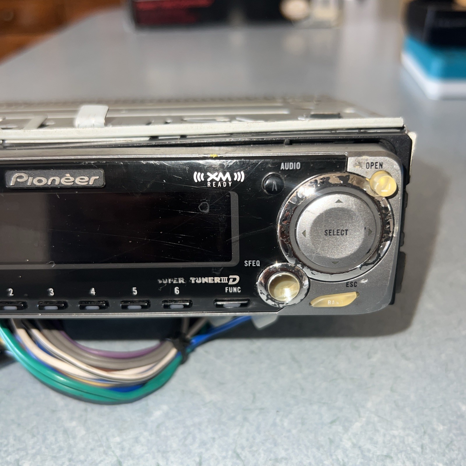 Pioneer Car Radio CD Player EEQ XM Ready 50Wx4 Super Tuner III DEH-P3500