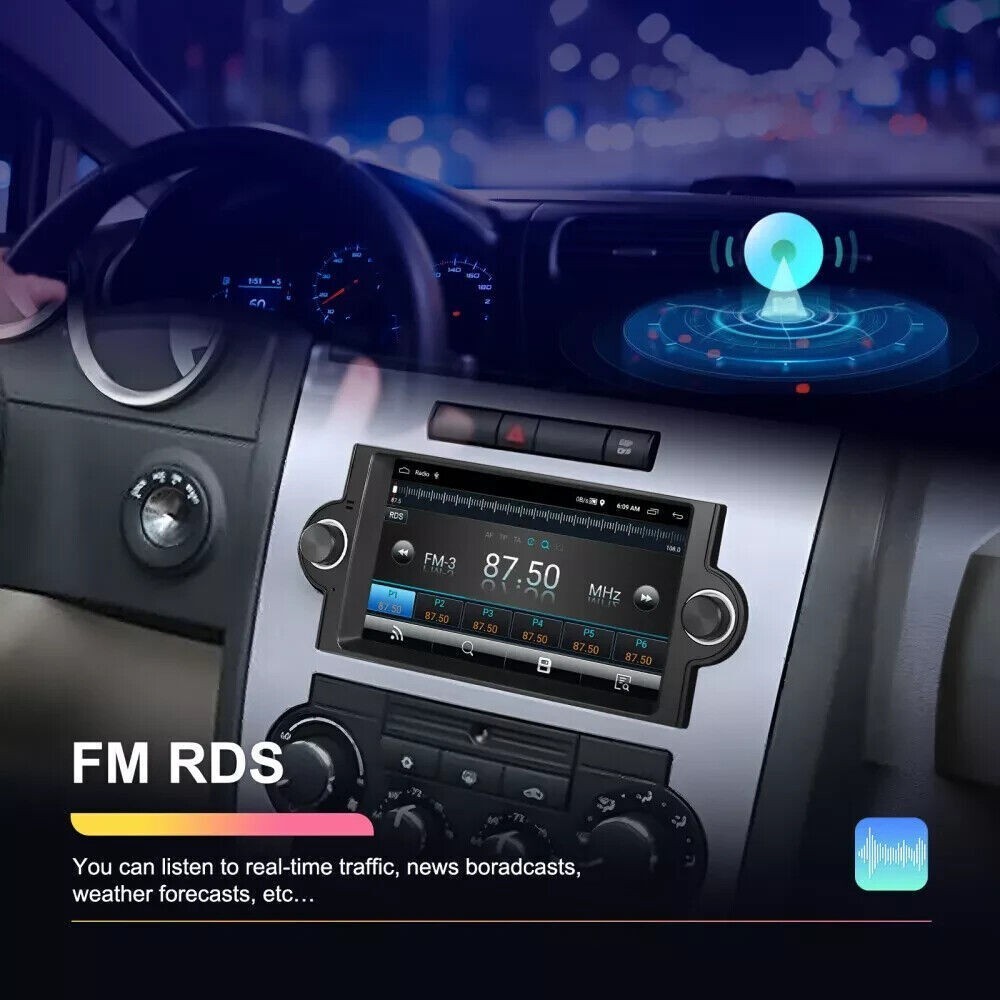 Radio Stereo Wireless Carplay GPS Maps Navi Touch Screen For Dodge Jeep Chrysler