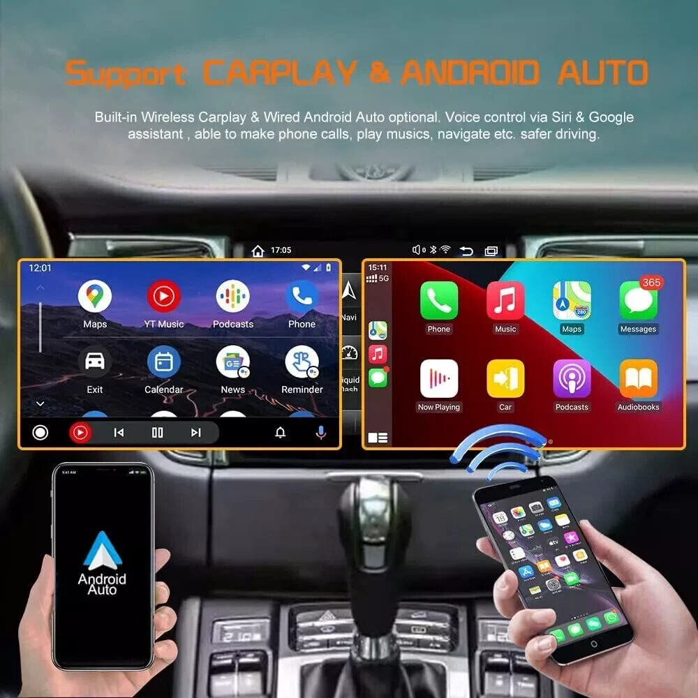 8.4” HD Car Radio GPS Navigation Android 8+128GB For Porsche Cayenne 2010-2017