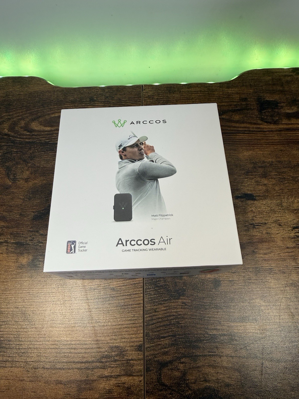 Arccos Air Automatic Golf Game Tracking System AI GPS Rangefinder Strokes Gained