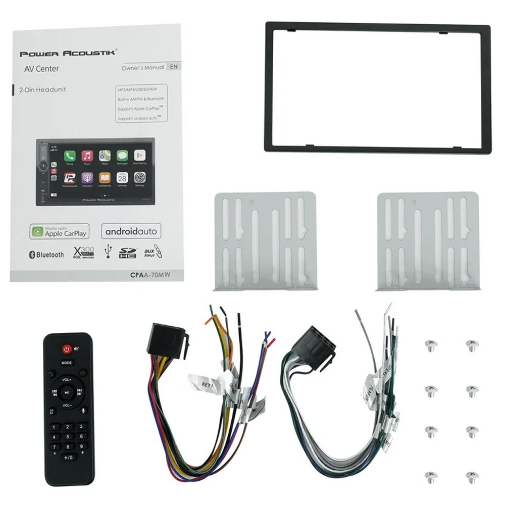 7″ Wireless CarPlay Bluetooth AM/FM Radio Car Stereo For Toyota Tacoma 2005-2011