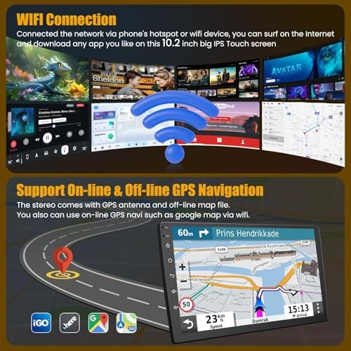(8Core + 64GB) 10.2 Inch QLED Touch Screen Car 4GB+64GB(For Camry 2012-2014)