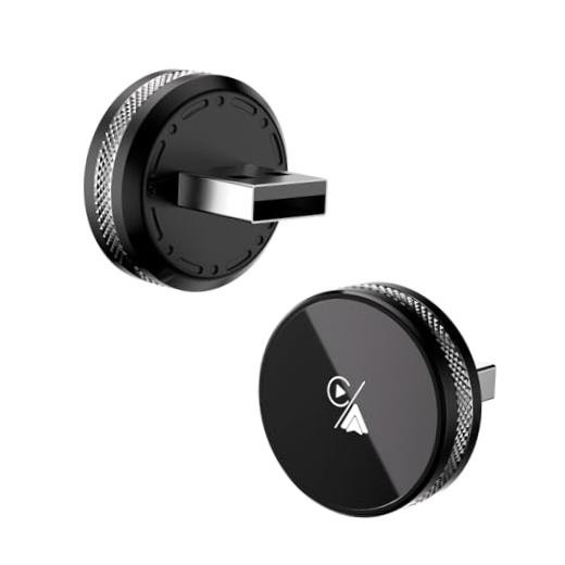 2-in-1 CarPlay & Android Auto Adapter – CarPlay Dongle Convert – Black