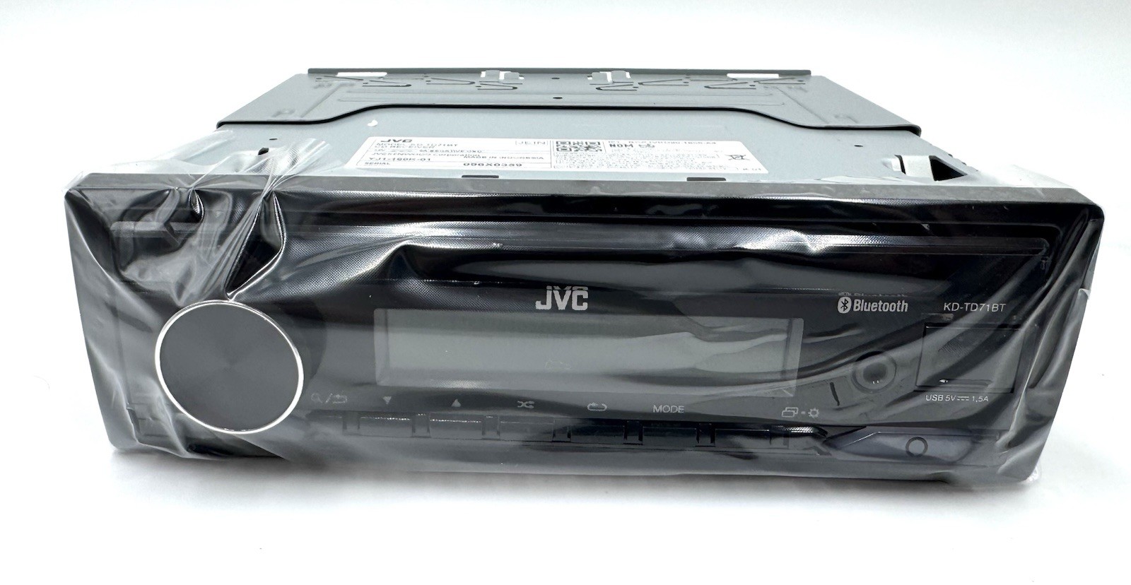 JVC KD-TD71BT CD Receiver for Car w/Bluetooth USB MP3 SiriusXM – OPEN BOX/UNUSED