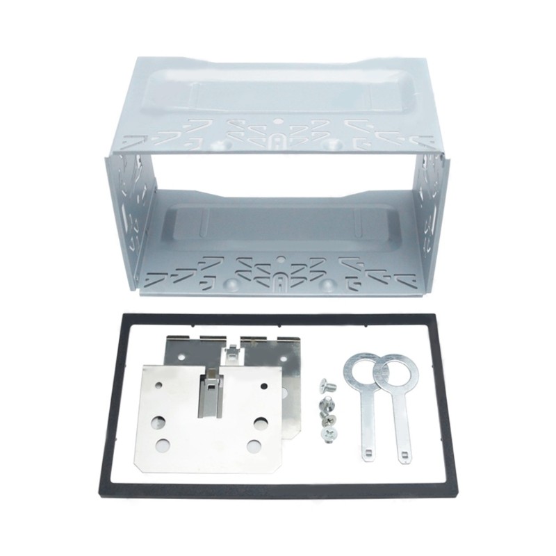 Universal Double DIN Car Stereo Audios Radio Player Sleeve Cage Mounting Kit