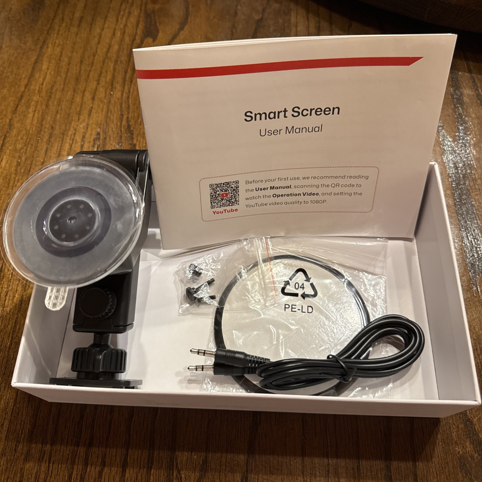 CarPlay Streaming Media Player PARTS ONLY Aux Cord – Bracket – Manual NO SCREEN