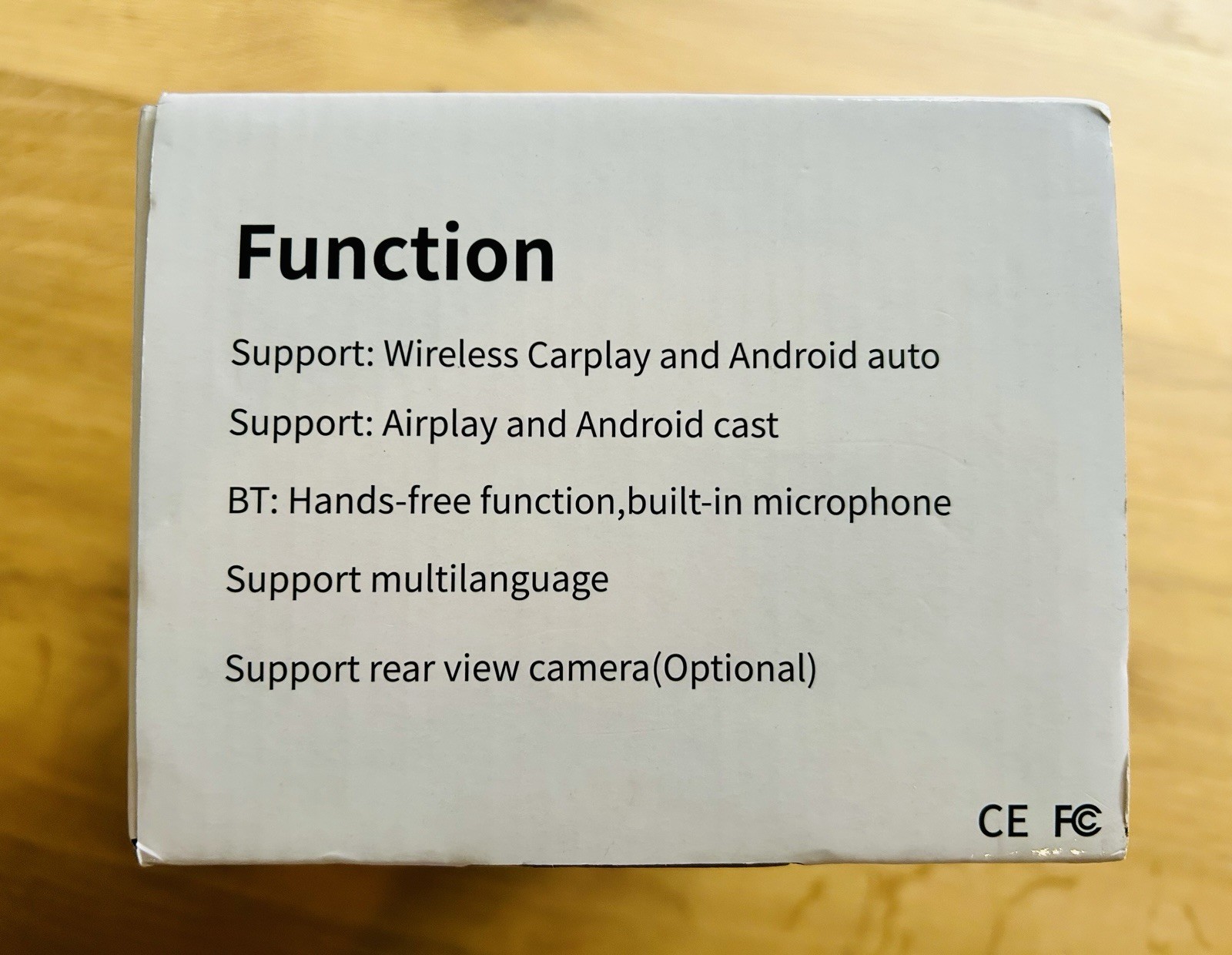 Portable Car Apple Carplay Touch Screen 9″ Wireless Android 5K Voice Command