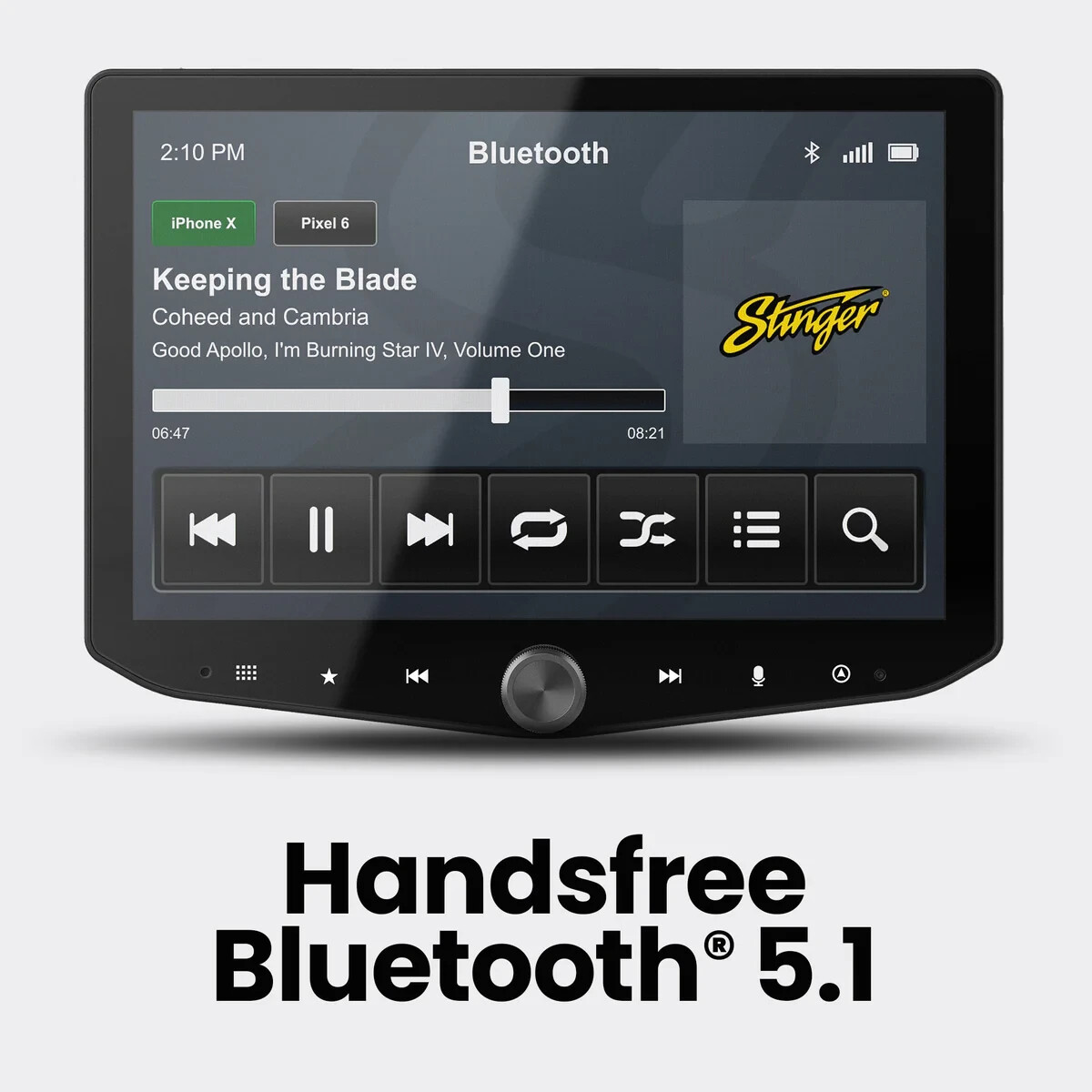 IX210-NAV Stinger Horizon10 Multimedia Infotainment 10.1″ Display w/iGO Nav Card
