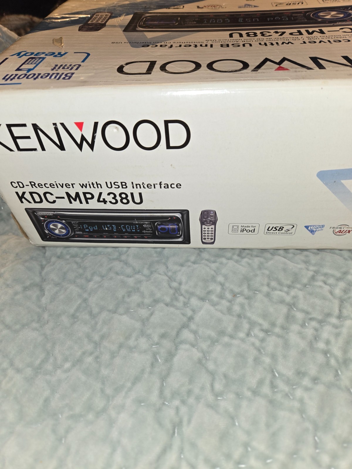 Brand New Kenwood CD Receiver with Bluetooth (KDC-BT278U)
