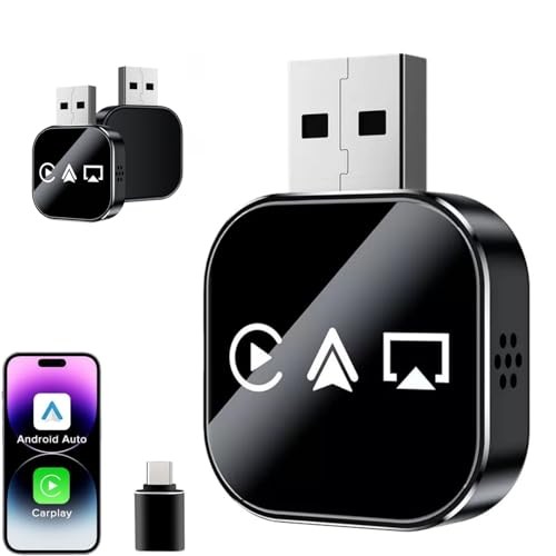 2026 Upgrade 3 in 1 Screen Mirroring for iOS Android For iPhone Color-A