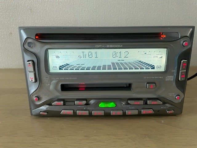 Kenwood DPX-5300M 2DIN Car Audio CD MD Player Operation Confirmed Very Good