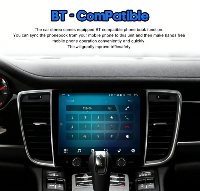8.4″ Android Car Radio For Porsche Panamera 2010-2017 GPS CarPlay Stereo 8+128GB
