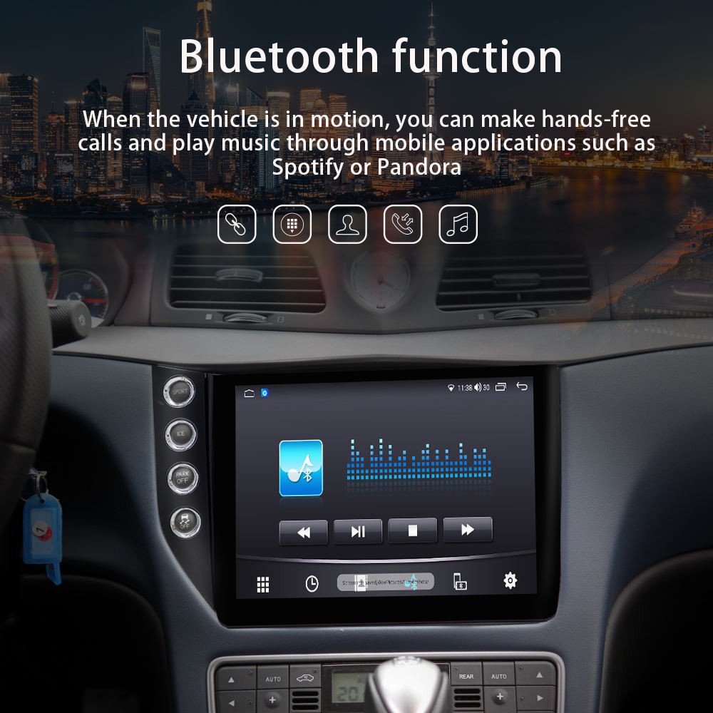 10.4″ For Maserati GT GranTurismo 2007-2020 6+128G CarPlay Car Stereo Radio GPS