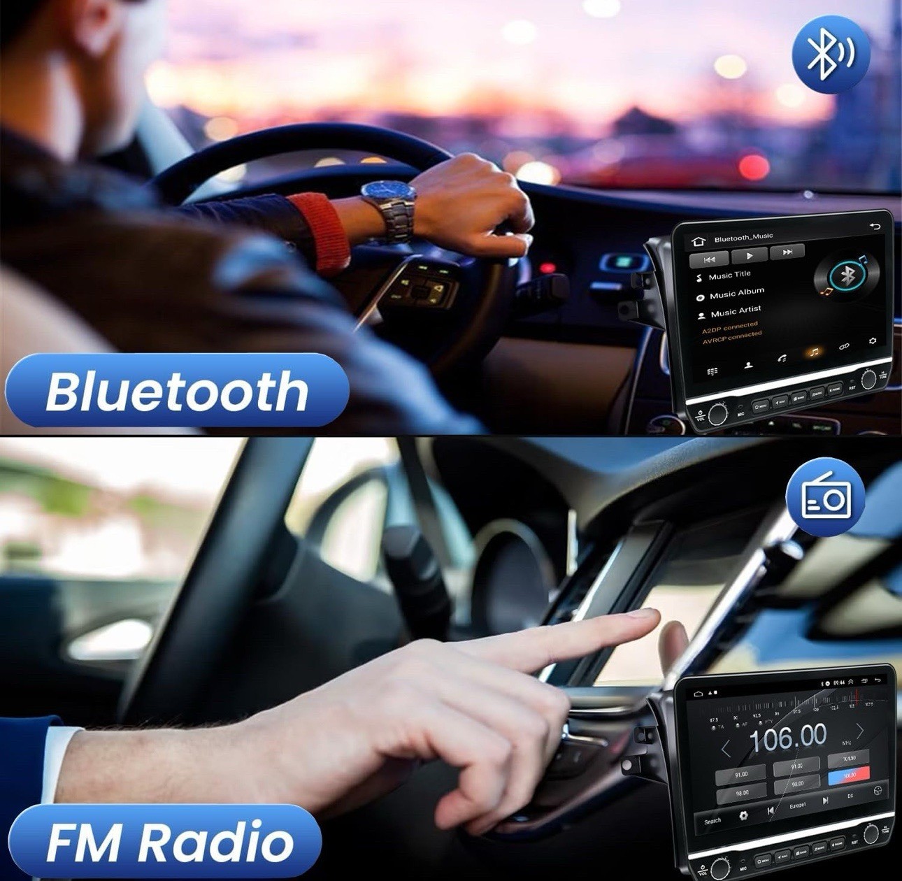 8 Core 32G Stereo Radio for Toyota Sienna 2004-2010 Android 12 10.1 Inch NEW