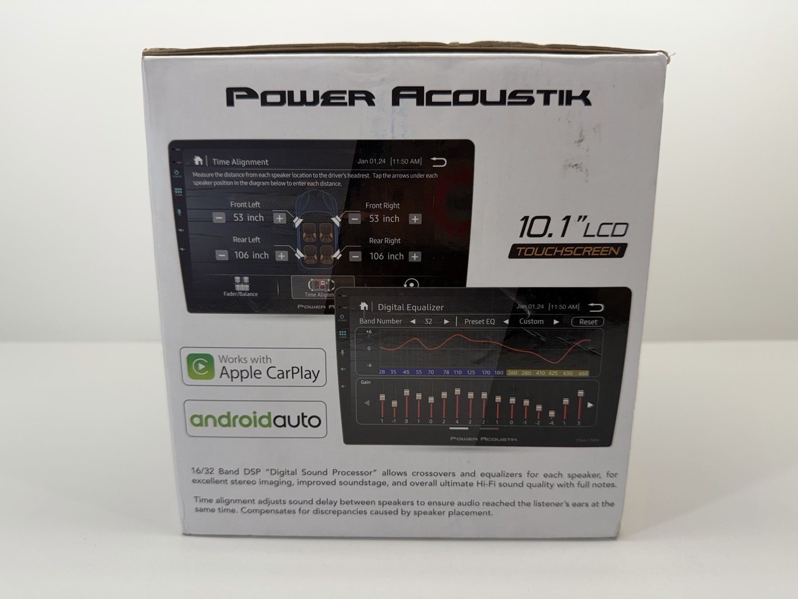 Power Acoustik 2-Din Car Stereo Wireless CarPlay | Android Auto (CPAA-10MW)