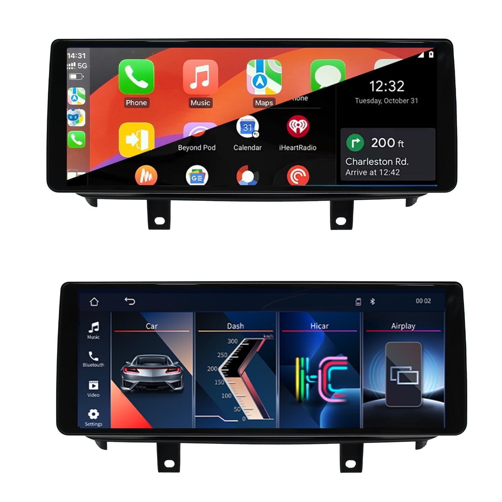 12.3″ Car Stereo Carplay for BMW X5/6 2014-2016 F15 F16 NBT, Ultra-Thin 2400 …