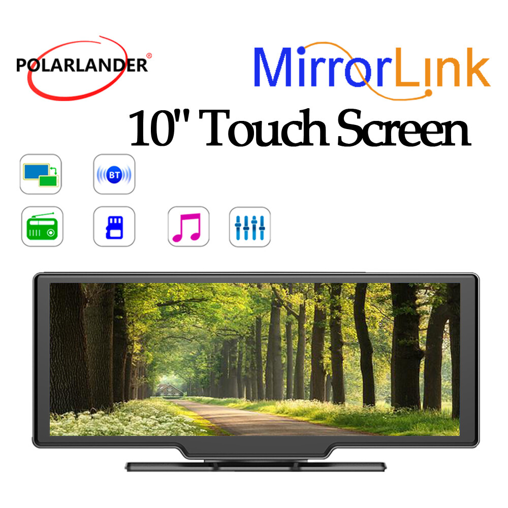 10 inch Touch Screen ios Wireless carplay Android Auto GPS Bluetooth Double Din