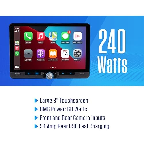 J1CA10FL 10.1-inch Certified Apple CarPlay Android 10-Inch Wireless Stereo