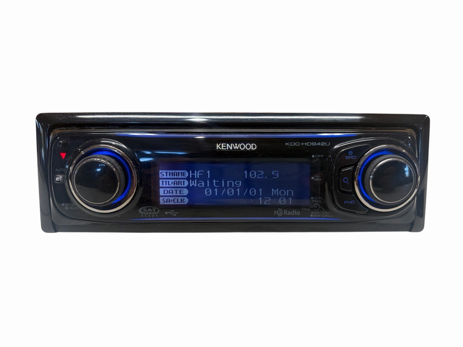 KENWOOD KDC-HD942U Audiophile CD PLAYER HD Built-In SAT USB AUX W Remote