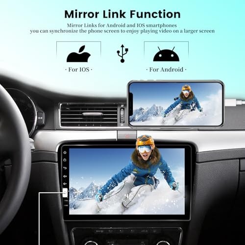 9″ Car Radio Single Din 1080P Touch Screen with Mirror Link