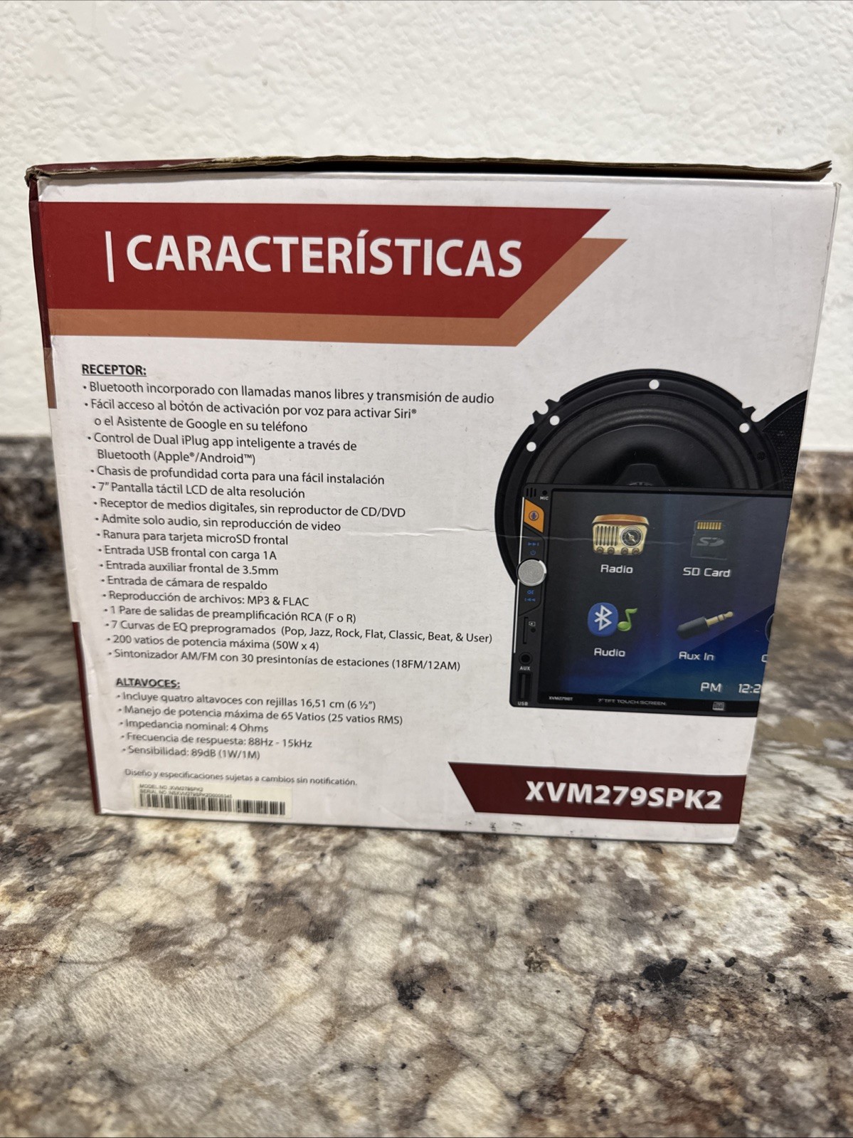 Dual XVM279SPK2 7″ Digital Multimedia Receiver (NO CD) Two 6.5″ 2-Way Speakers