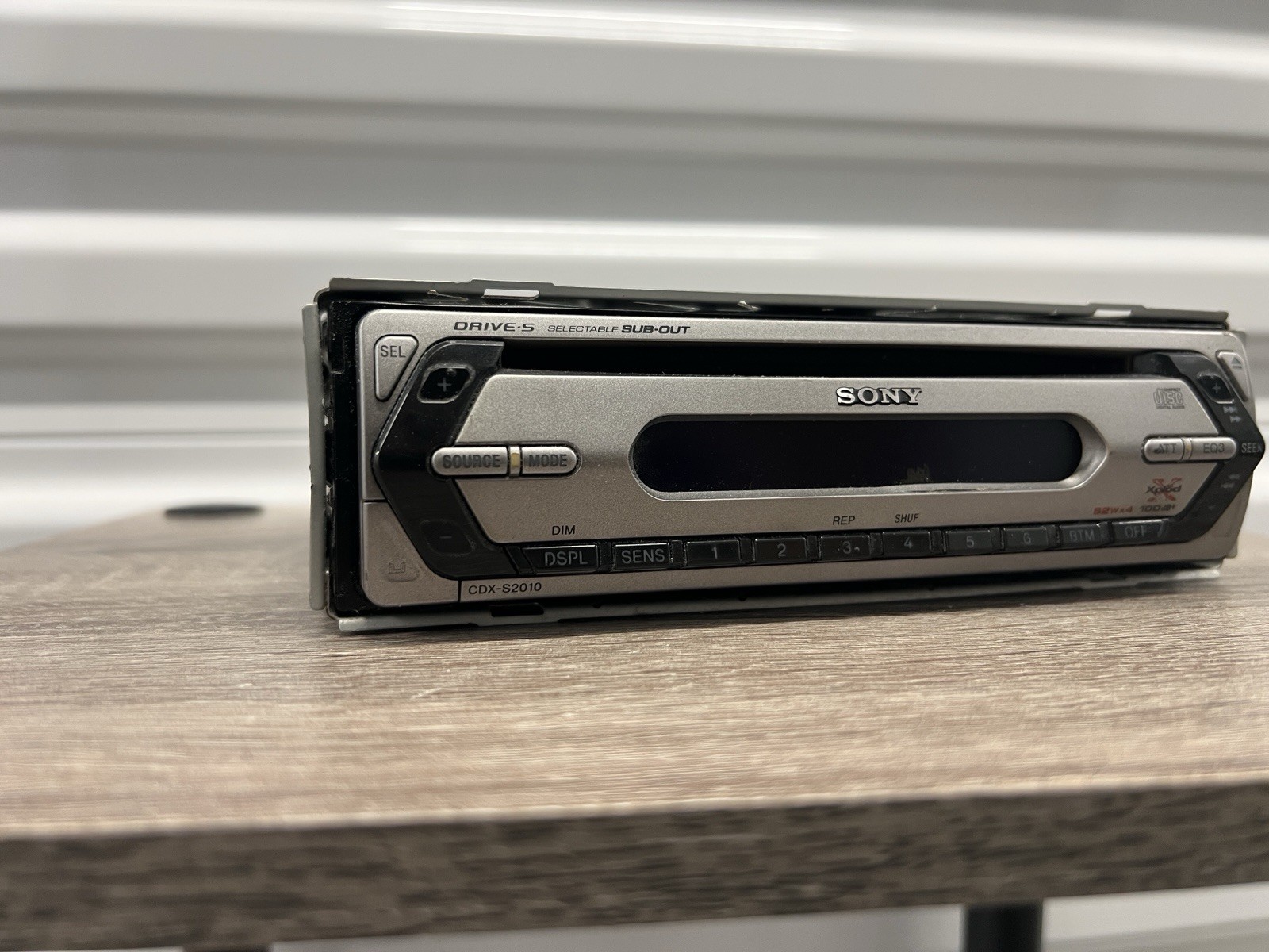 Sony Xplod Cdx-s2010 Am Fm CD Player Vintage Y2K Car Stereo Radio UNTESTED