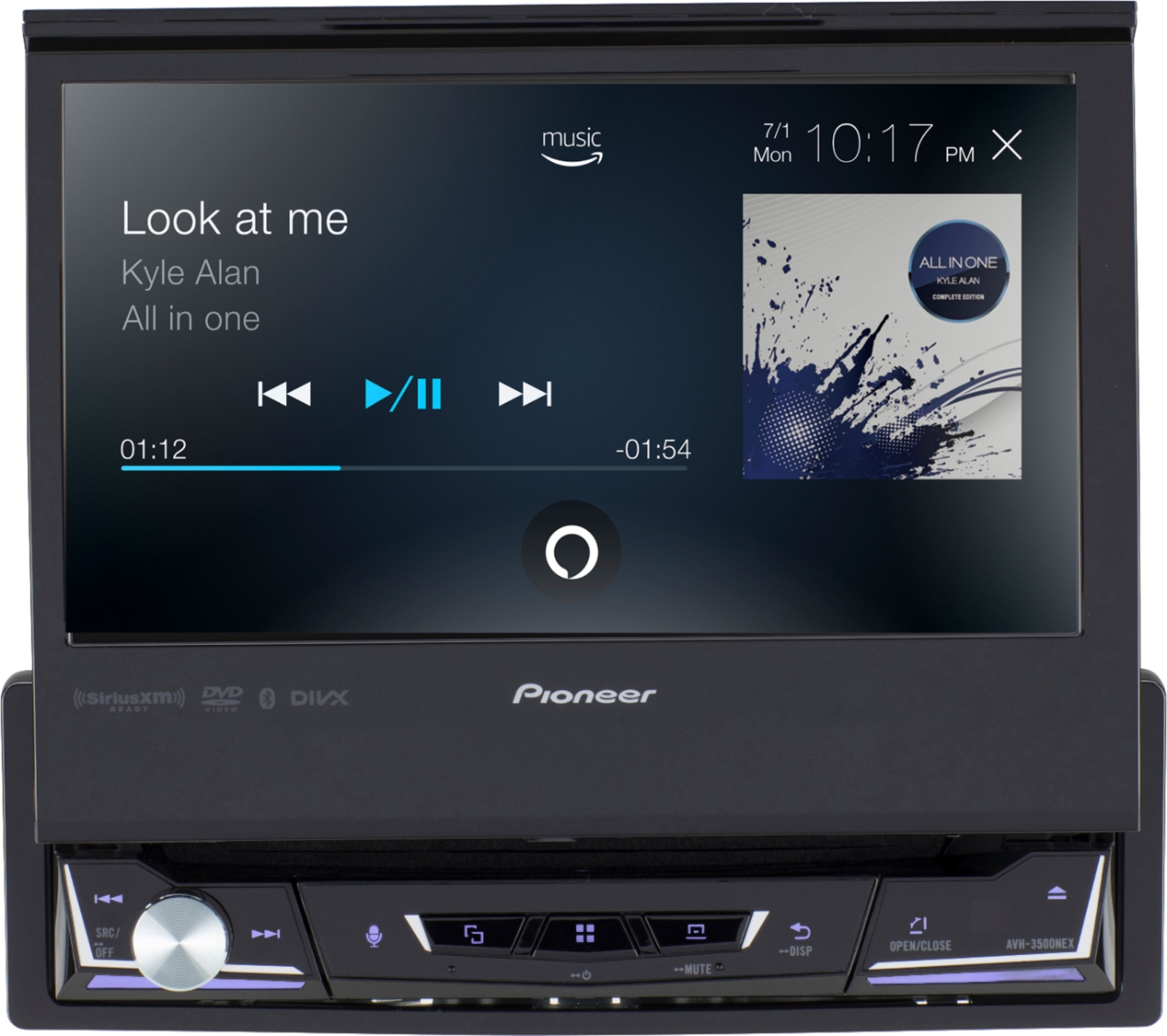 Pioneer 1-DIN 6.8 Touchscreen Car Stereo DVD Player Receiver