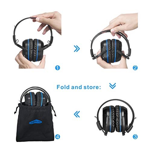 IR Headphones for Car DVD System, Universal 2 Channel Wireless Infrared