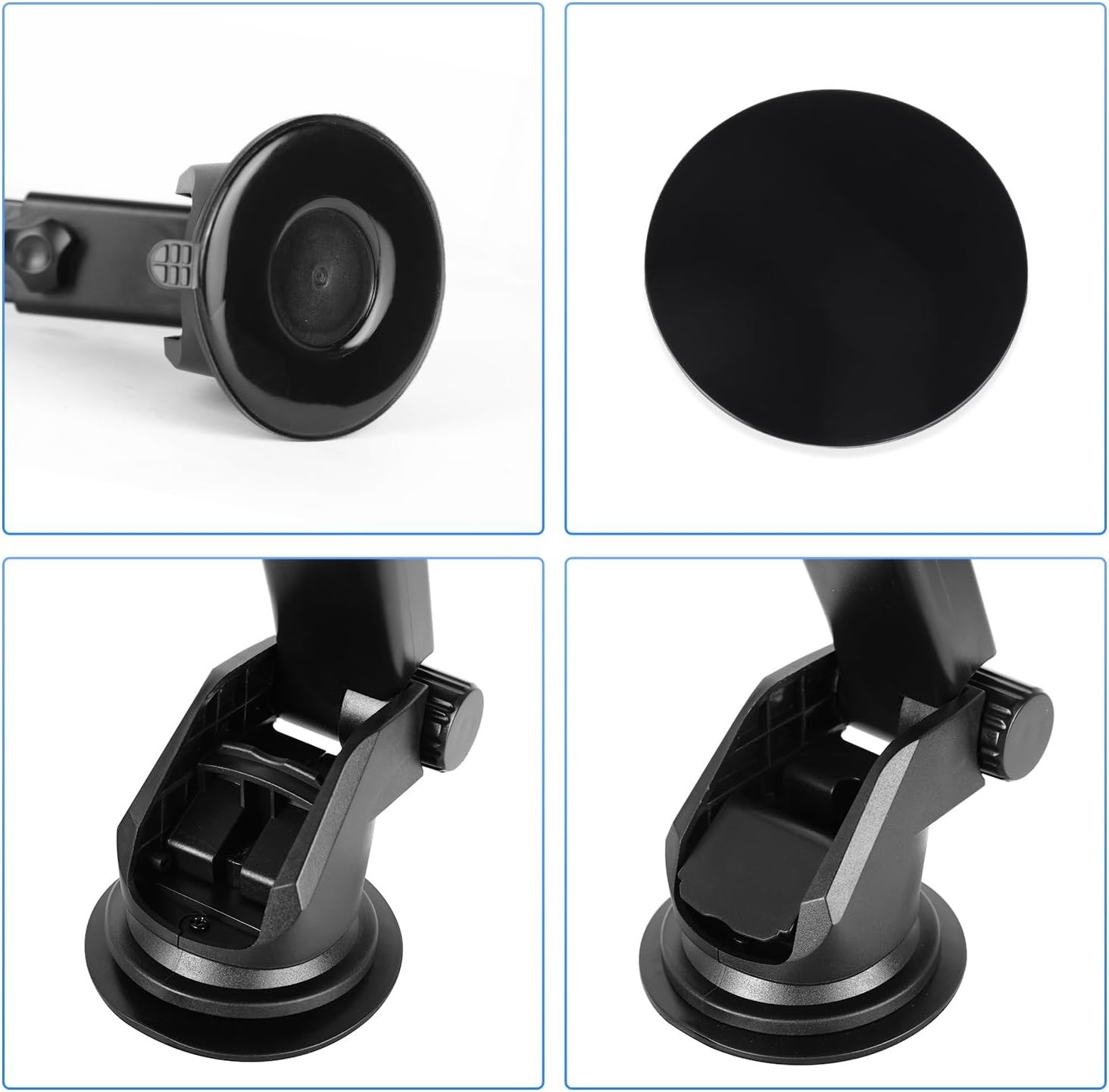 Car suction cup mount bracket for 6.8 to 10.26 inch portable carplay Android …