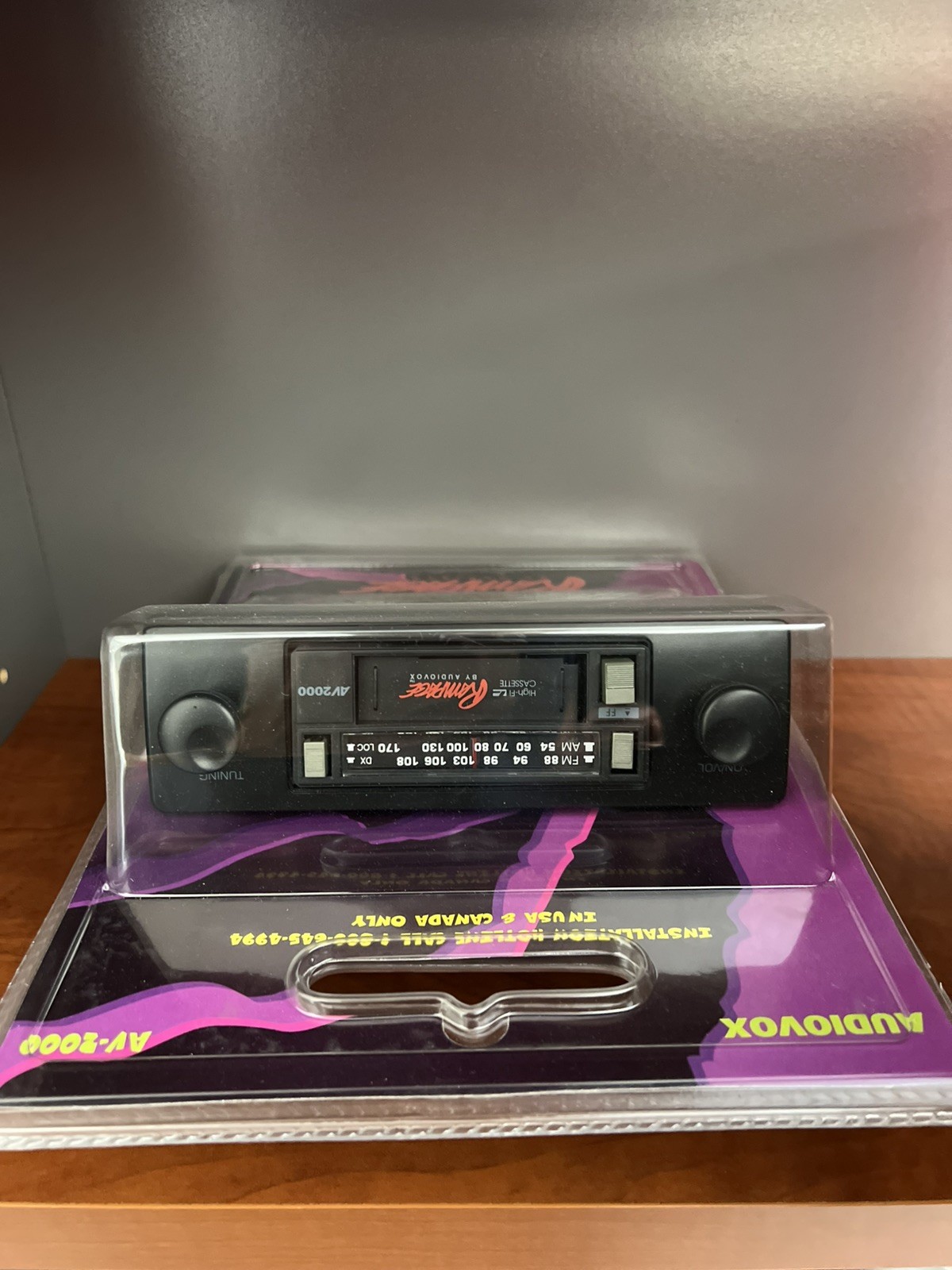 Audiovox Rampage AV-2000 Cassette Player AM/FM Radio “Supernatural show” Stereo