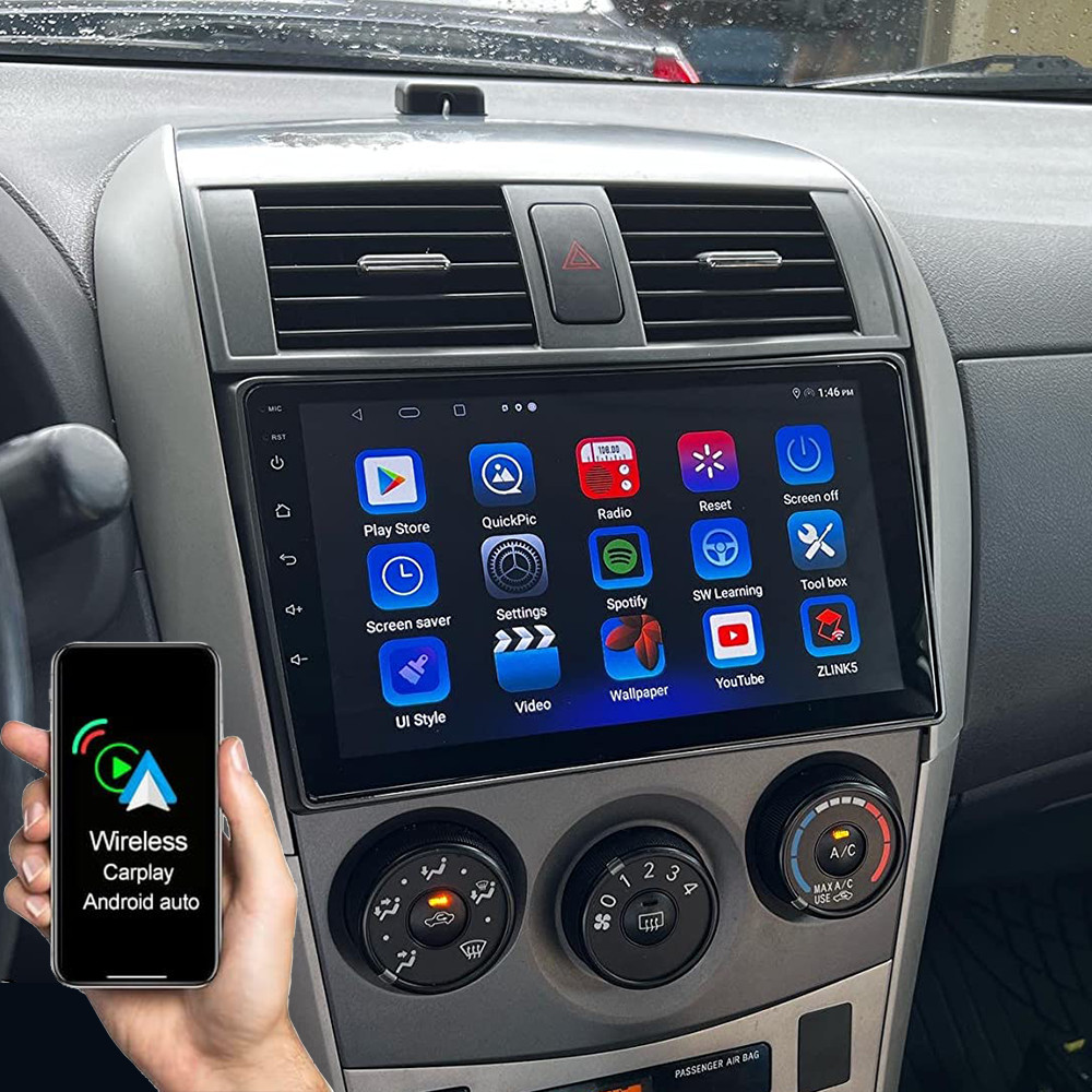 Android 15 4G+64G For Toyota Corolla 2007-2015 Car Stereo Radio CarPlay GPS WIFI