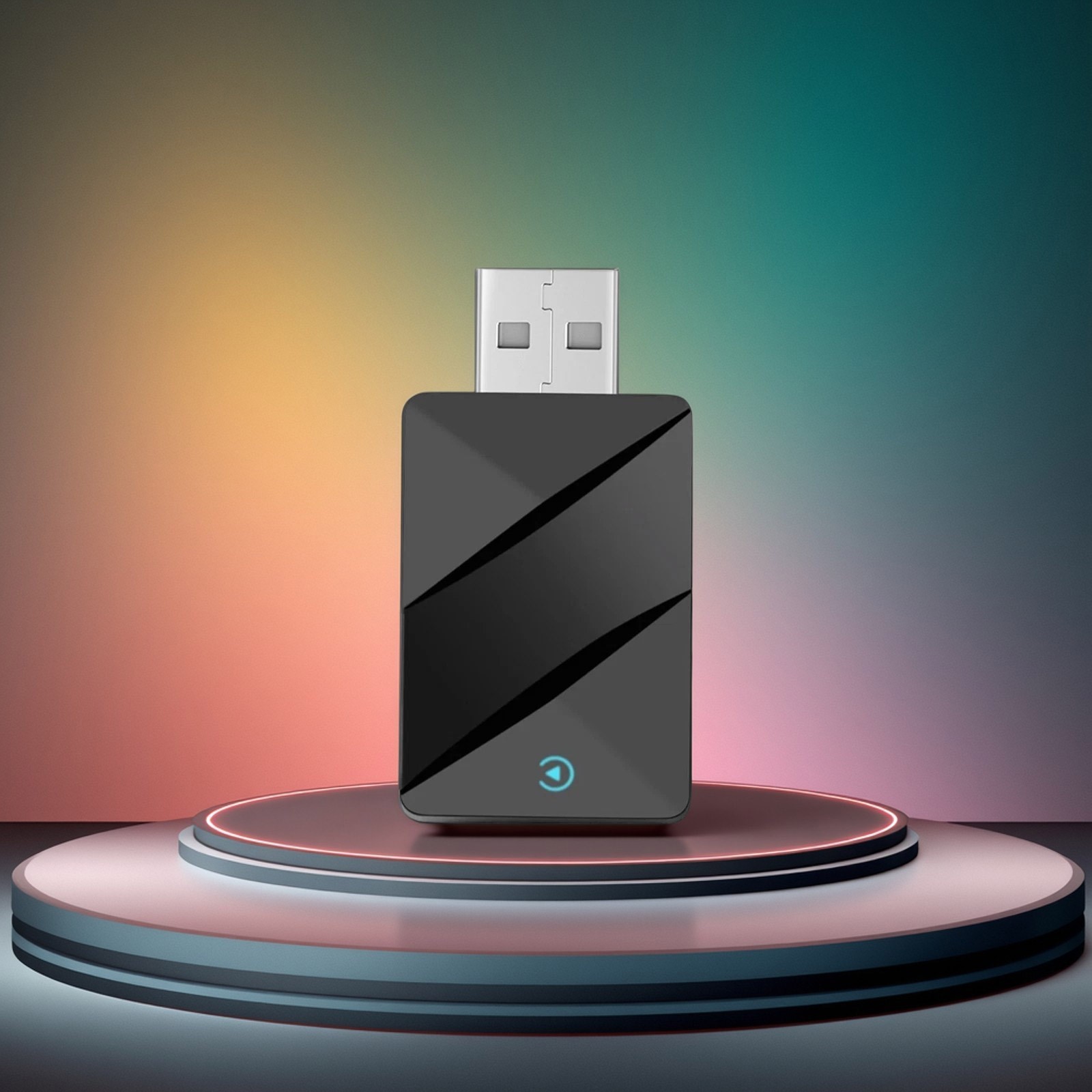 2 in 1 Carplay Wireless Adapter for iPhone Android USB Car Dongle Plug ＆ Play